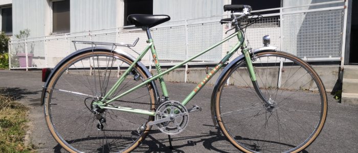 photo vélo Peugeot vert à vendre